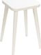 MOONWOOD Meble Taboret Crystal White 30x30 biały skandynawski 1