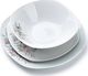 Affek Design Komplet Obiadowy Blossom 18szt. Porcelanowy Kwiaty (21223) 1