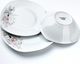 Affek Design Komplet Obiadowy Blossom 18szt. Porcelanowy Kwiaty (21223) 1