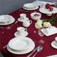 DUO ZESTAW SERWIS OBIADOWY DLA 6 OSÓB PORCELANA DUO HEMINGWAY 18 ELEMENTÓW uniwersalny 2