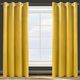 Eurofirany Zasłona Dekoracyjna Velvet Rosa Musztard 140x250 12