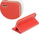 Partner Tele.com Kabura Forcell Luna Book Gold iPhone 7 / 8 / SE 2020 czerwona 2