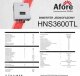 Afore Inwerter sieciowy jednofazowy 3,6kW on-grid 2MPPT HNS3600TL 5