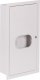 Sabaj Rozdzielnia RL 12E pod licznik elektroniczny, z zamkiem i szybą, RAL 9003 IP31 RL 12E ZSZ 2-083E 3