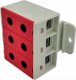 Incobex Złączka szynowa 3-torowa 35mm2 czerwona ZGX-3x35 czerwona ENE-00181 2