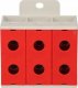 Incobex Złączka szynowa 3-torowa 35mm2 czerwona ZGX-3x35 czerwona ENE-00181 4