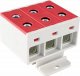 Incobex Złączka szynowa 3-torowa 35mm2 czerwona ZGX-3x35 czerwona ENE-00181 5
