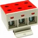 Incobex Złączka szynowa 3-torowa 50mm2 szara ZGX 3x50 czerwona wer2 ENE-00207 2