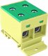 Incobex Złączka szynowa 2-torowa 35mm2 żółto-zielona ZGX-2x35 żółto-zielona ENE-00172 5