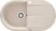 Zlewozmywak Deante Deante Piva  1-komorowy okrągły z ociekaczem - beż 1