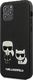Karl Lagerfeld Etui Karl Lagerfeld KLHCP12MPCUSKCBK Apple iPhone 12/12 Pro czarny/black hardcase Ikonik Karl & Choupette 2