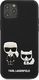 Karl Lagerfeld Etui Karl Lagerfeld KLHCP12MPCUSKCBK Apple iPhone 12/12 Pro czarny/black hardcase Ikonik Karl & Choupette 3