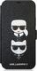 Karl Lagerfeld Etui Karl Lagerfeld KLFLBKP12SSAKICKCBK Apple iPhone 12 mini czarny/black book Saffiano Karl & Choupette 1