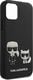 Karl Lagerfeld Etui Karl Lagerfeld KLHCP12LPCUSKCBK Apple iPhone 12 Pro Max czarny/black hardcase Ikonik Karl & Choupette 9