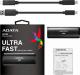 Dysk zewnętrzny SSD ADATA SE760 2TB Czarny (ASE760-2TU32G2-CBK) 3