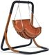 Elior Fotel wiszący bujany terracotta - Pasos 2X 1