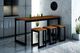 Elior Industrialny taboret Pedros - 9 kolorów Wenge 6