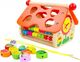 Malowany Las Drewniany sorter Edukacyjny Domek 1