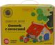 Malowany Las Drewniany sorter Edukacyjny Domek 1