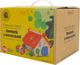 Malowany Las Drewniany sorter Edukacyjny Domek 3