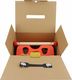 Malowany Las Drewniany sorter Edukacyjny Domek 4