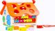 Malowany Las Drewniany sorter Edukacyjny Domek 7