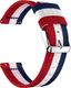 4kom.pl Pasek Welling nylon do Samsung Gear S3 /watch 46mm czerwono biało granatowy (31963) 4