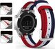 4kom.pl Pasek Welling nylon do Samsung Gear S3 /watch 46mm czerwono biało granatowy (31963) 8
