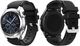4kom.pl Gumowy pasek sportowy do Samsung Gear S3 / watch 46mm karbon czarny (31977) 1