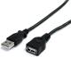 Kabel USB StarTech USB-A - USB-A 0.9 m Czarny (USBEXTAA3BK) 1
