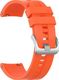 Alogy Pasek Soft Galaxy Watch Active 2 Pomarańczowy (20mm) 1