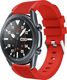 Alogy Pasek sportowy Guma do Samsung Gear S3 / watch 46mm czerwony + Szkło (42837) 1