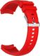Alogy Pasek sportowy Guma do Samsung Gear S3 / watch 46mm czerwony + Szkło (42837) 5