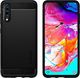 Spigen Etui Spigen Rugged Armor do Samsung Galaxy A70/A70S Matte Black + folia alogy uniwersalny 3