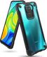 Ringke Etui obudowa Ringke Fusion X do Xiaomi Redmi Note 9 Black + Szkło Alogy uniwersalny 1