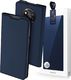 Dux Ducis Etui ochronne Dux Ducis Skin do Xiaomi Poco X3 NFC Granatowe + Szkło 3mk uniwersalny 1