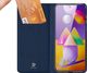 Dux Ducis Etui ochronne Dux Ducis Skin do Samsung Galaxy M31s Granatowe + Szkło 3mk uniwersalny 3