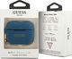 Guess Etui ochronne GUACAPSILGLBL Silicone Glitter do AirPods Pro granatowe 2