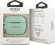 Guess Etui ochronne GUACAPSILGLGN Silicone Glitter do AirPods Pro turkusowe 3