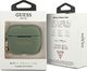 Guess Etui ochronne GUACAPSILGLKA Silicone Glitter do AirPods Pro zielone 3