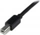 Kabel USB StarTech USB-A - USB-B 20 m Czarny (USB2HAB65AC) 5
