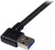 Kabel USB StarTech USB-A - USB-B 1 m Czarny (USB3SAB1MRA) 2