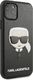 Karl Lagerfeld Karl Lagerfeld KLHCN65KHBK iPhone 11 Pro Max czarny/black hardcase Ikonik Karl`s Head 3
