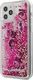 Karl Lagerfeld Karl Lagerfeld KLHCP12MROPI iPhone 12/12 Pro 6,1" różowy/pink hardcase Glitter Charms 1