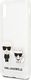 Karl Lagerfeld Karl Lagerfeld KLHCPXCKTR iPhone X/Xs hardcase Transparent Karl & Choupette 5