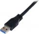 Kabel USB StarTech USB-A - micro-B 1 m Czarny (USB3CAUB1M) 2