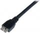 Kabel USB StarTech USB-A - micro-B 1 m Czarny (USB3CAUB1M) 3