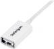 Kabel USB StarTech USB-A - USB-A 1 m Biały (USBEXTPAA1MW) 3