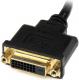 Kabel StarTech HDMI - DVI-D 0.3m czarny (HDDVIMF8IN) 2