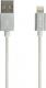 Kabel USB PNY USB-A - 1.2 m Srebrny (C-UA-LN-S01-04) 1
